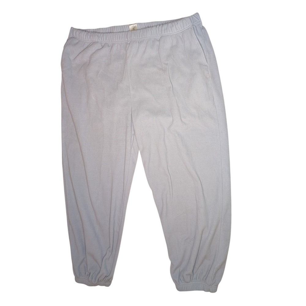 Blair Sweatpants Womens XXL Light Blue Fleece‎ Jogger Elastic Waist High Rise